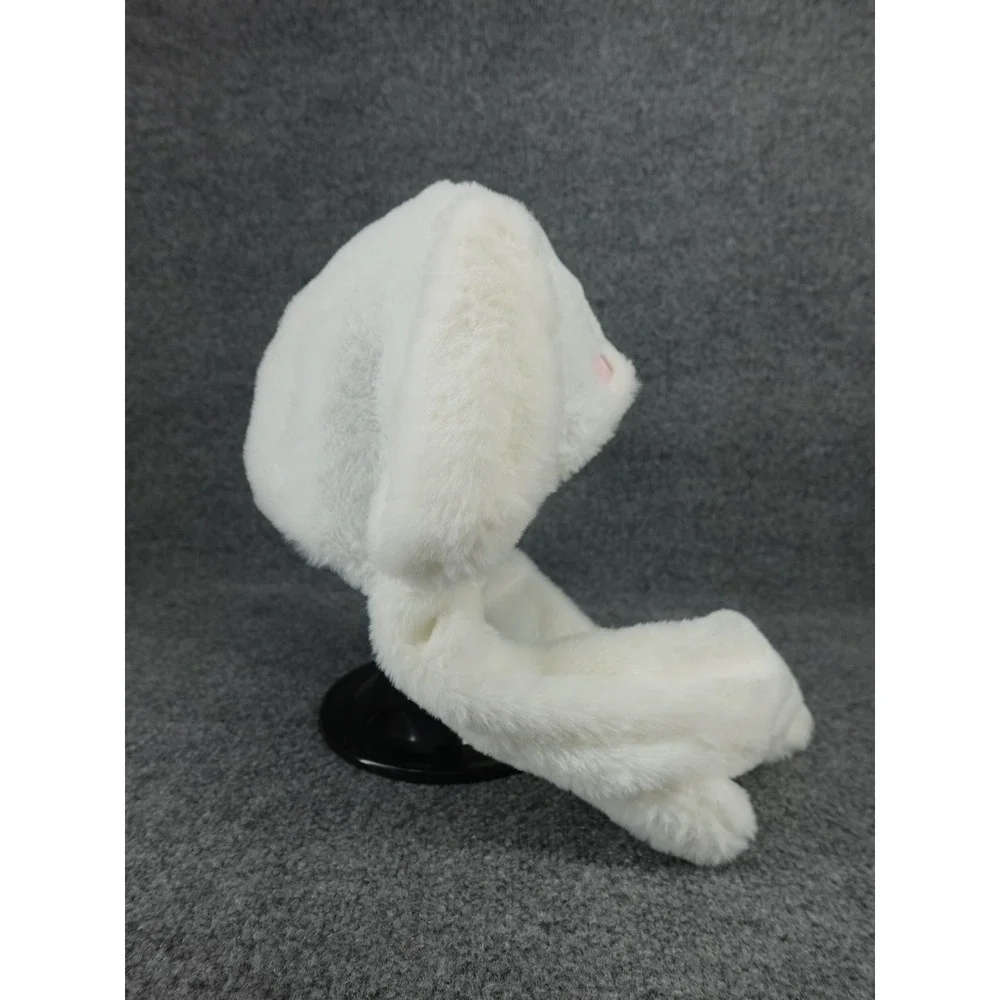 Sanrio Cinnamoroll Plush Hat Unisex OSFM White Faux Fur Kawaii Cosplay